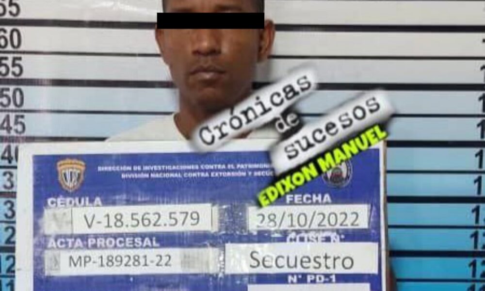 detenido policía secuestro Puerto Cabrllo