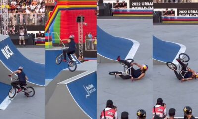 Daniel Dhers caída en Mundial de Ciclismo