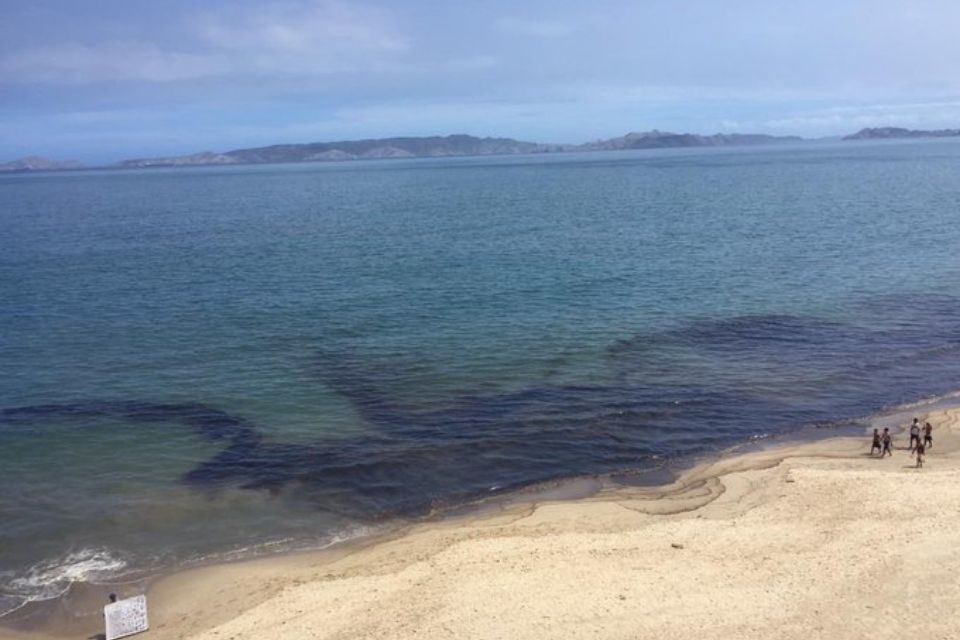 playas de Lechería derrame petrolero - acn