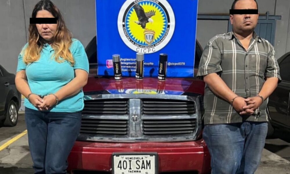 detenida pareja por estafar en Tocuyito-acn