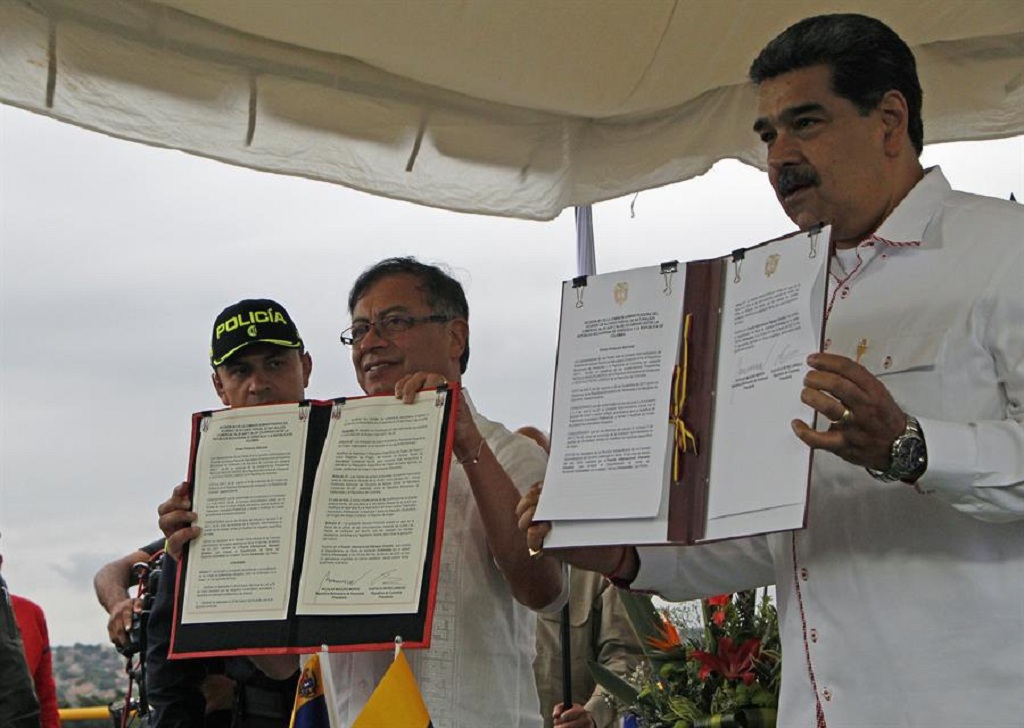 Maduro y Petro acuerdan incrementar comercio - noticiacn
