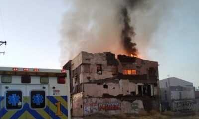 incendio en edificio en Ciudad Juárez-acn