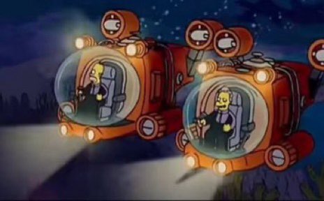 Los Simpson y la desaparición del submarino