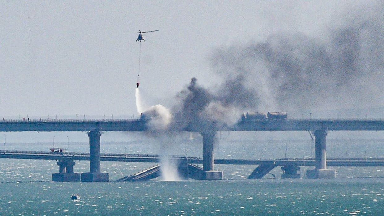 explosión en puente
