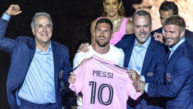 Messi fue recibido a lo grande
