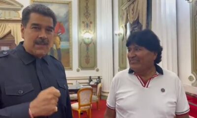 Nicolás Maduro recibió a Evo Morales - noticiacn