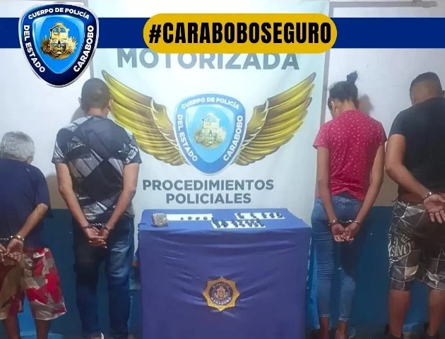 detenidos banda La San Juan Naguanagua-acn