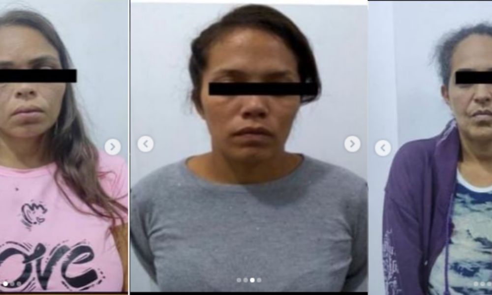 detenidas tres mujeres carteristas
