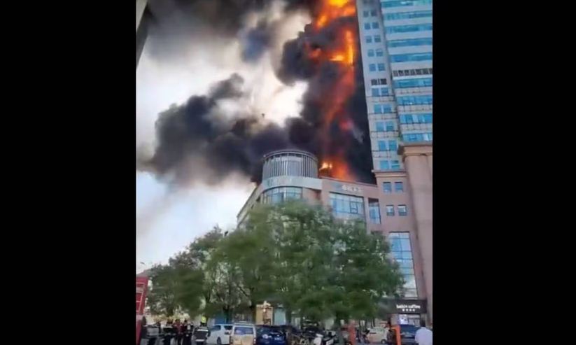Incendio se registró en oficinas de China