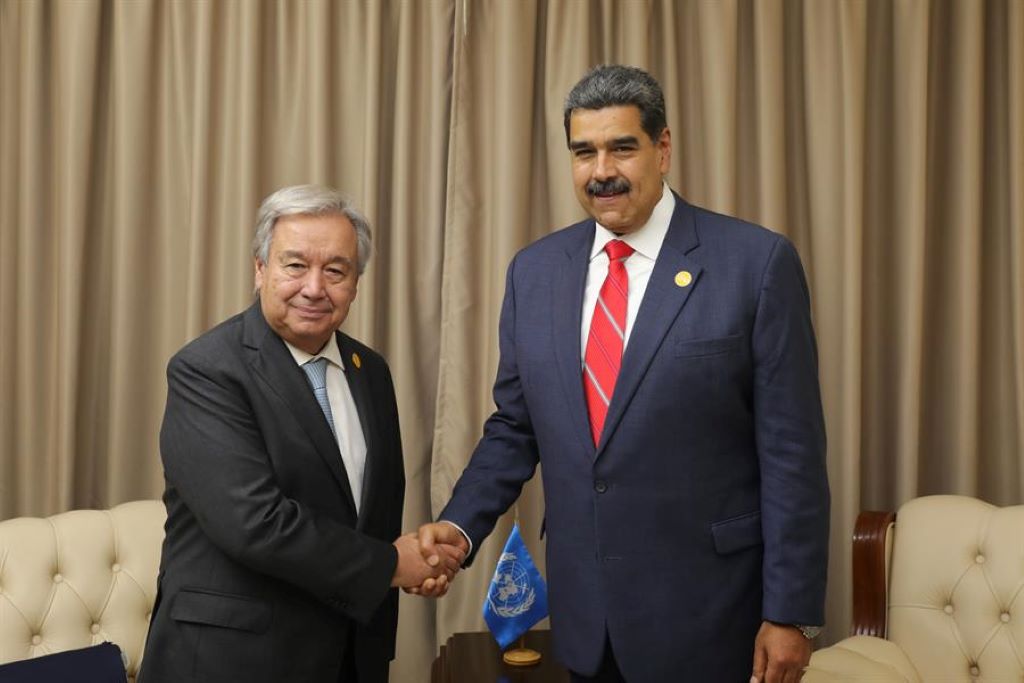 Maduro se reúne con António Gutierres en Cuba - noticiacn