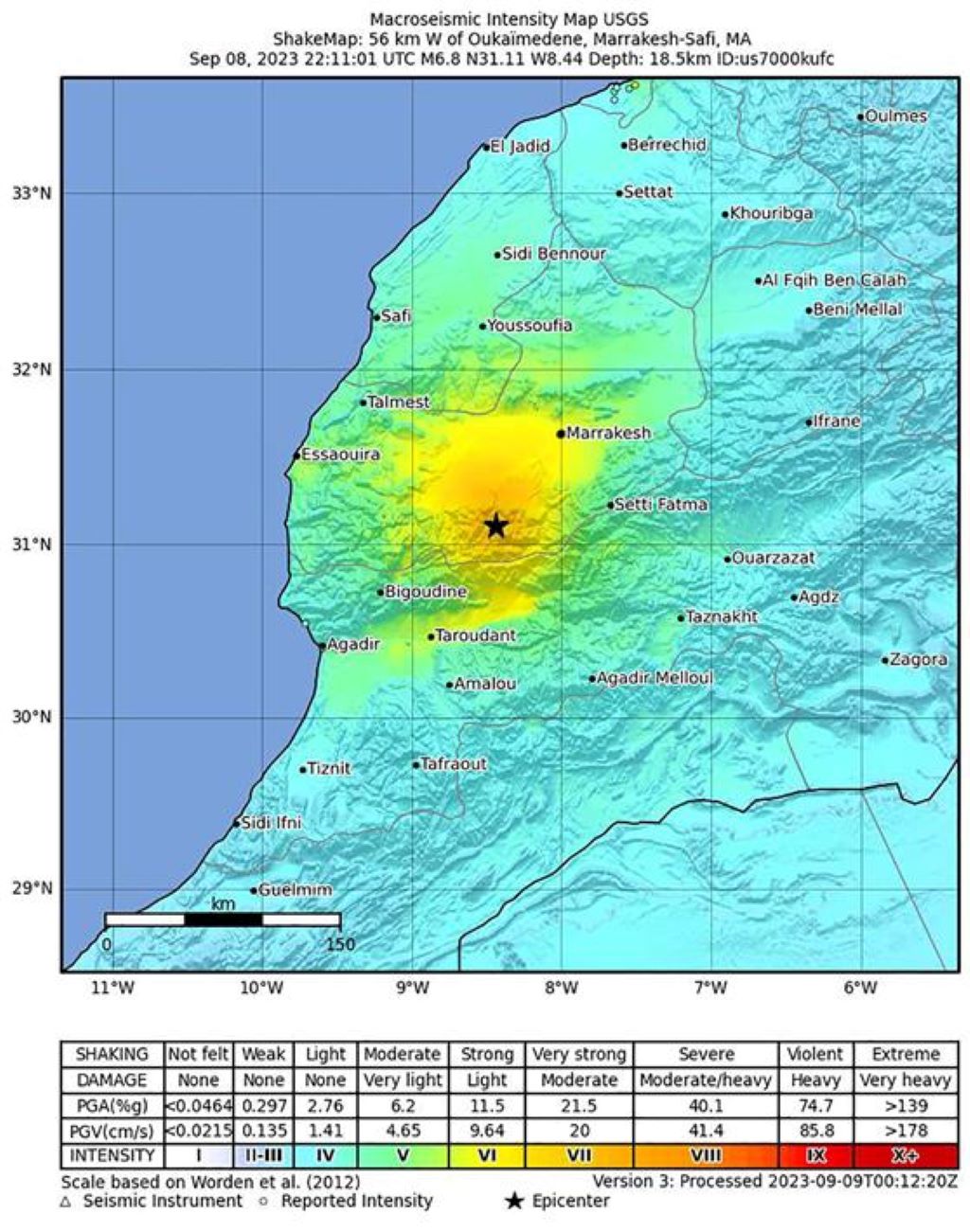 Muertos en el terremoto en Marruecos suben a 632 - noticiacn