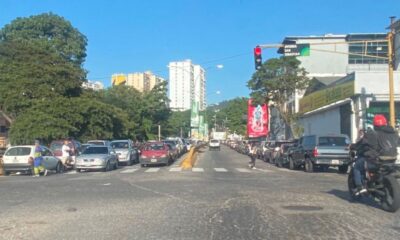 colas por gasolina en Caracas - noticiacn