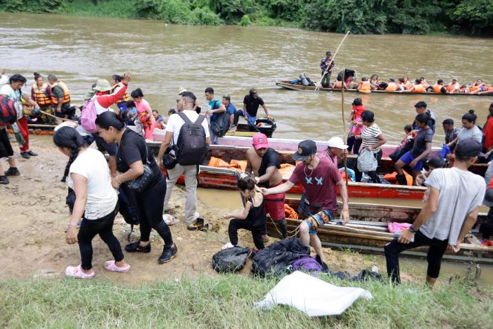 rescataron 150 migrantes Panamá-acn