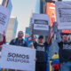 protesta de venezolanos en el Times Square-acn