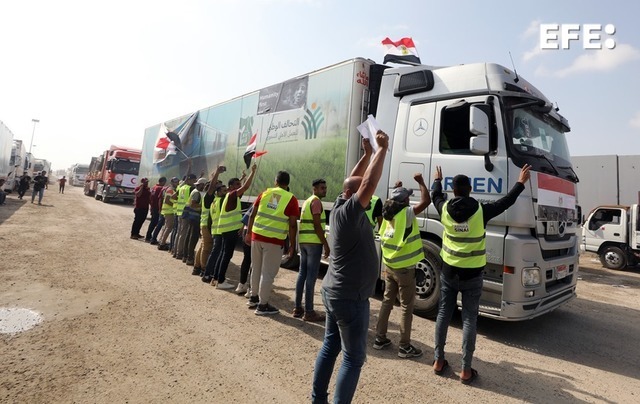 Entra a Gaza el mayor convoy de ayuda humanitaria - noticiacn