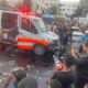 Ataque israelí contra un convoy de ambulancias frente al hospital de Al Shifa, - acn