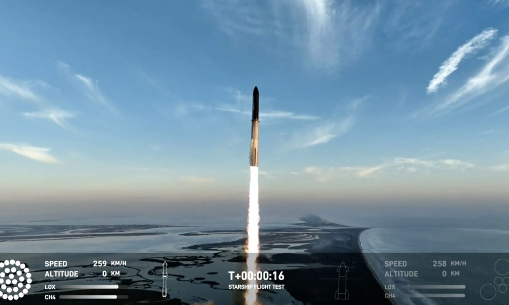 SpaceX lanzó poderoso cohete Starship