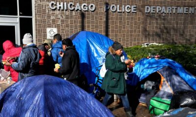 albergues migrantes saturados frío Chicago-acn