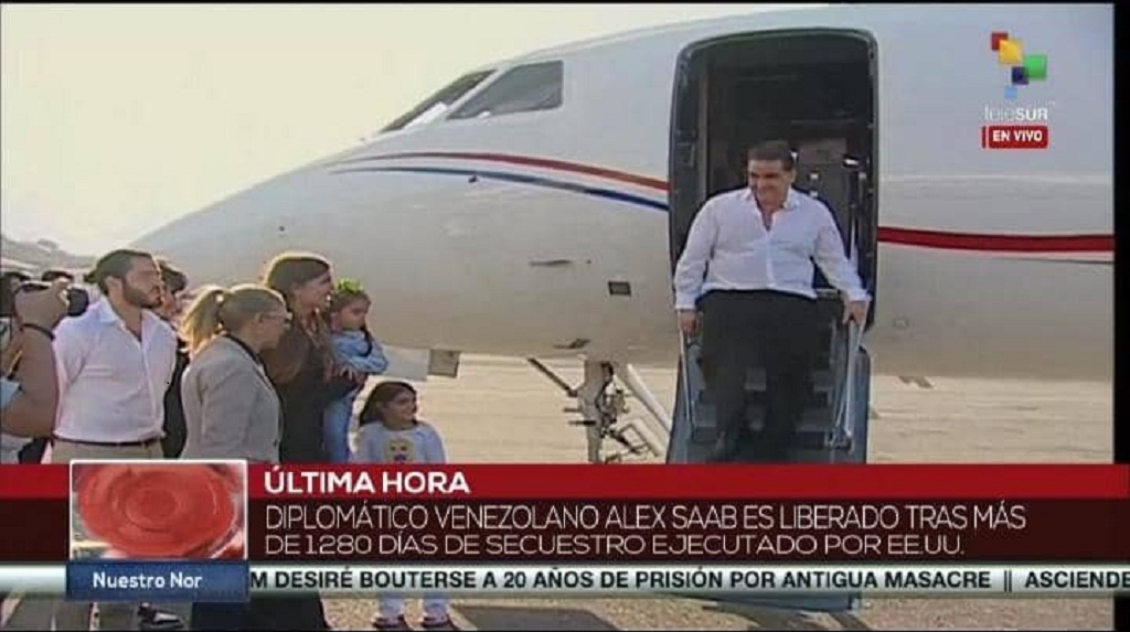 Alex Saab llega a Caracas - noticiacn