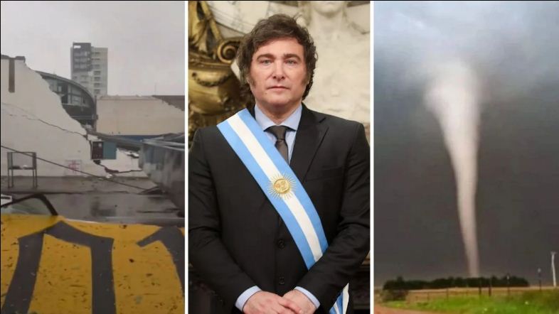 Paso de tormenta en Argentina 