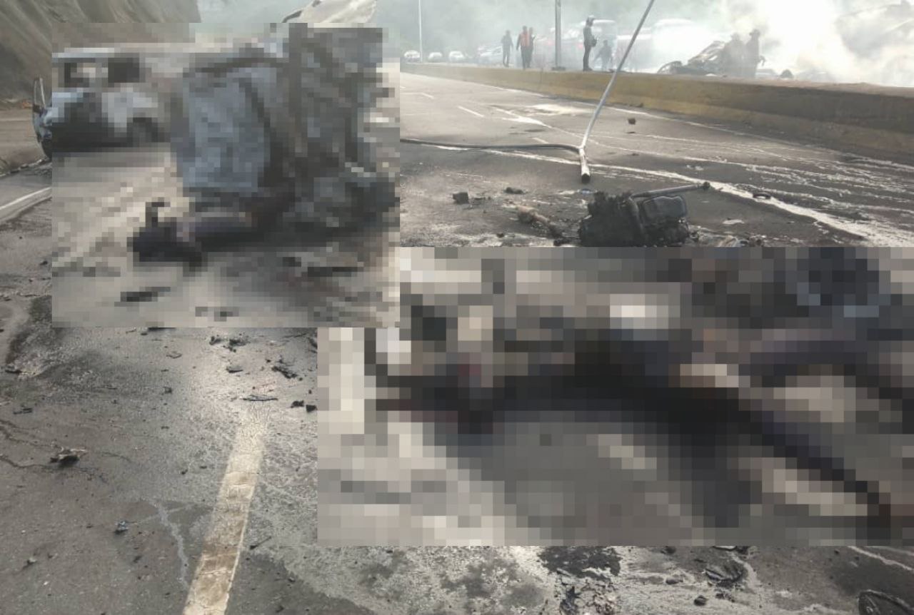 Explosión autopista Petare-Guarenas-acn