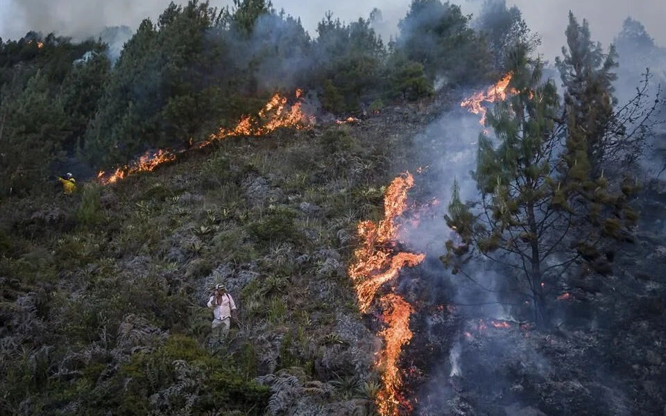 31 incendios forestales activos Colombia-acn