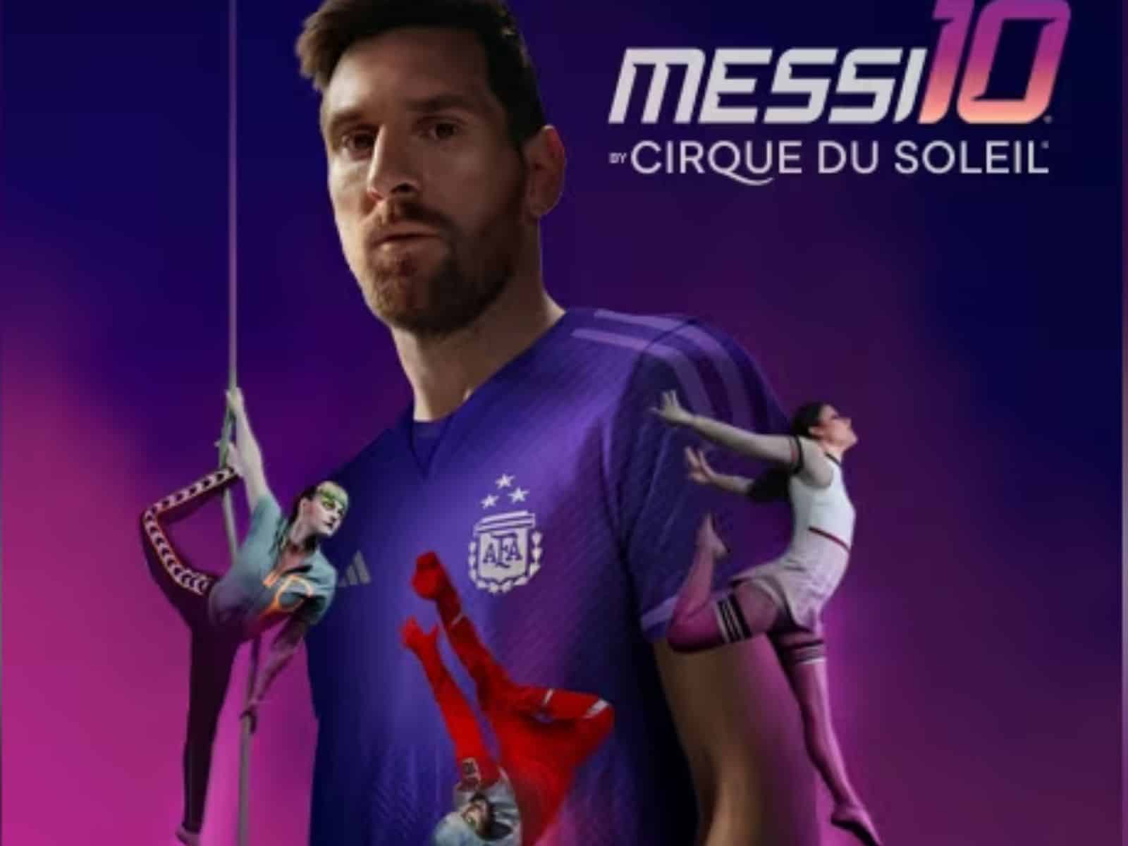 suspendido Messi 10 del Cirque Du Soleil Caracas-acn