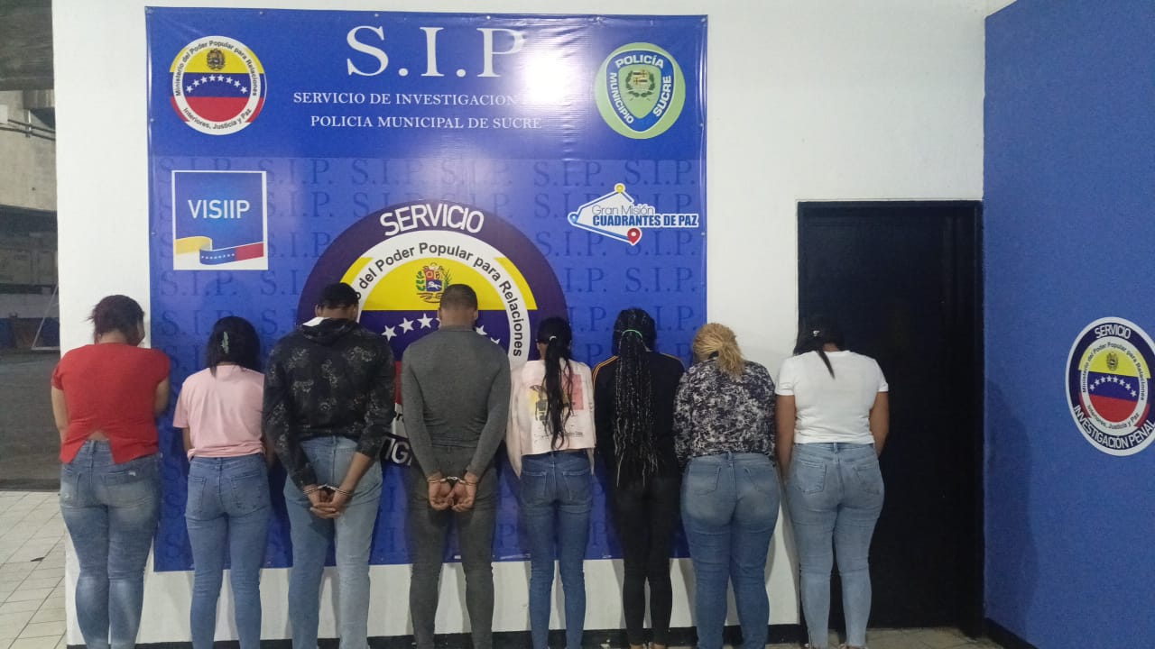 ocho detenidos en Caucaguita-acn