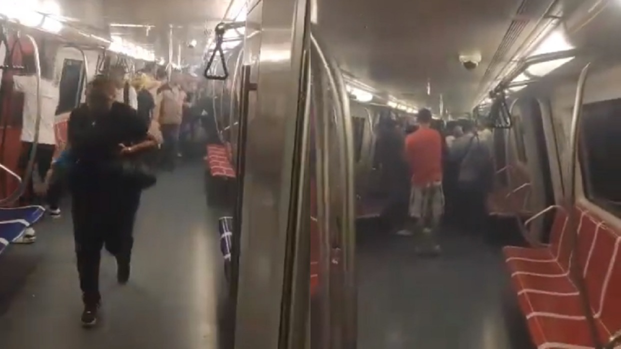 Explosión en vagón del Metro de Caracas