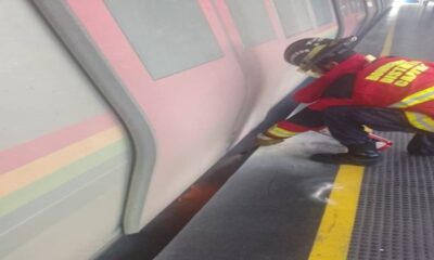 Evacuados pasajeros por incendio en tren del Metro de Caracas-acn
