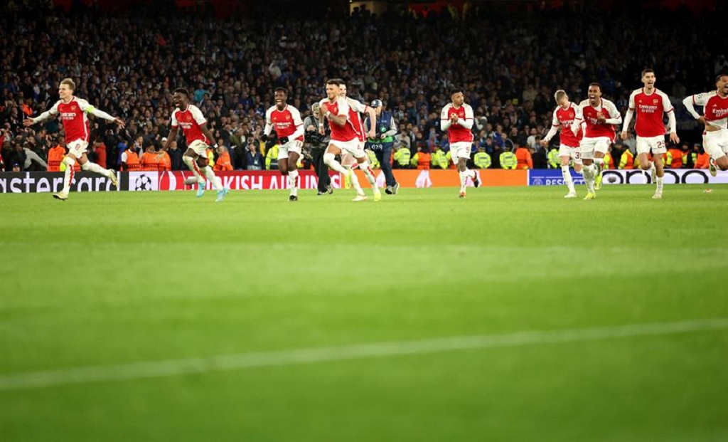 Arsenal clasifica a cuartos de Champions - Agencia Carabobeña de Noticias