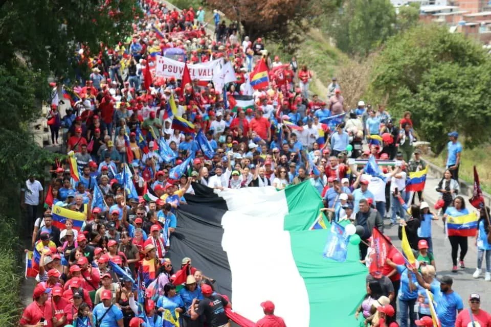 Venezolanos marcharon en Caracas para pedir "el fin del genocidio" en Gaza-Agencia Carabobeña de Noticias – ACN – Noticias nacionales