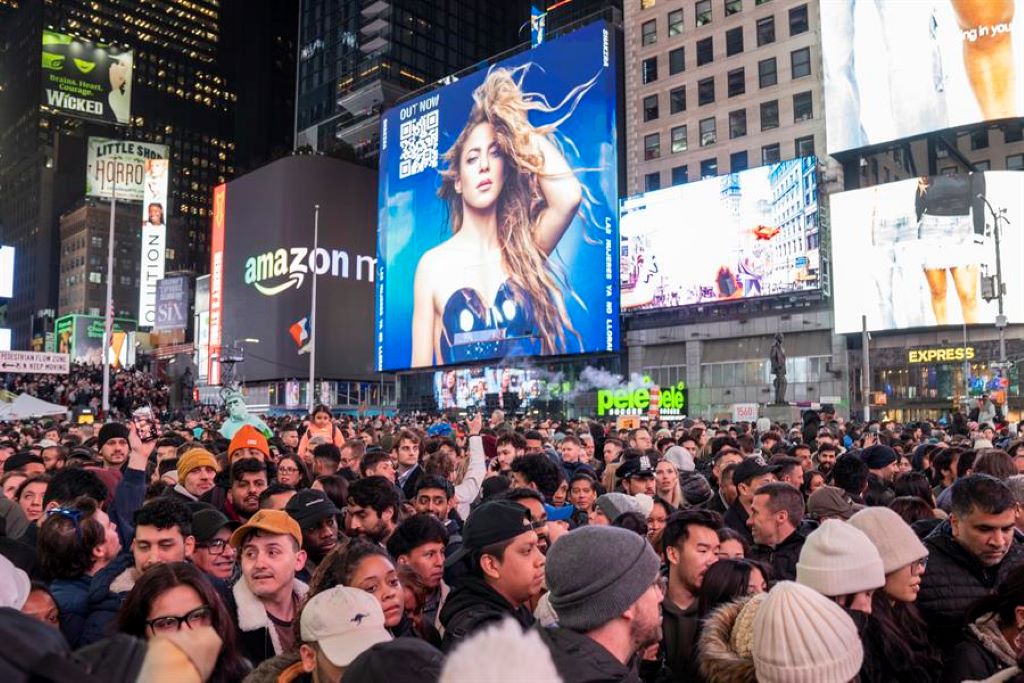 Shakira paralizó el Times Square - Agencia Carabobeña de Noticias