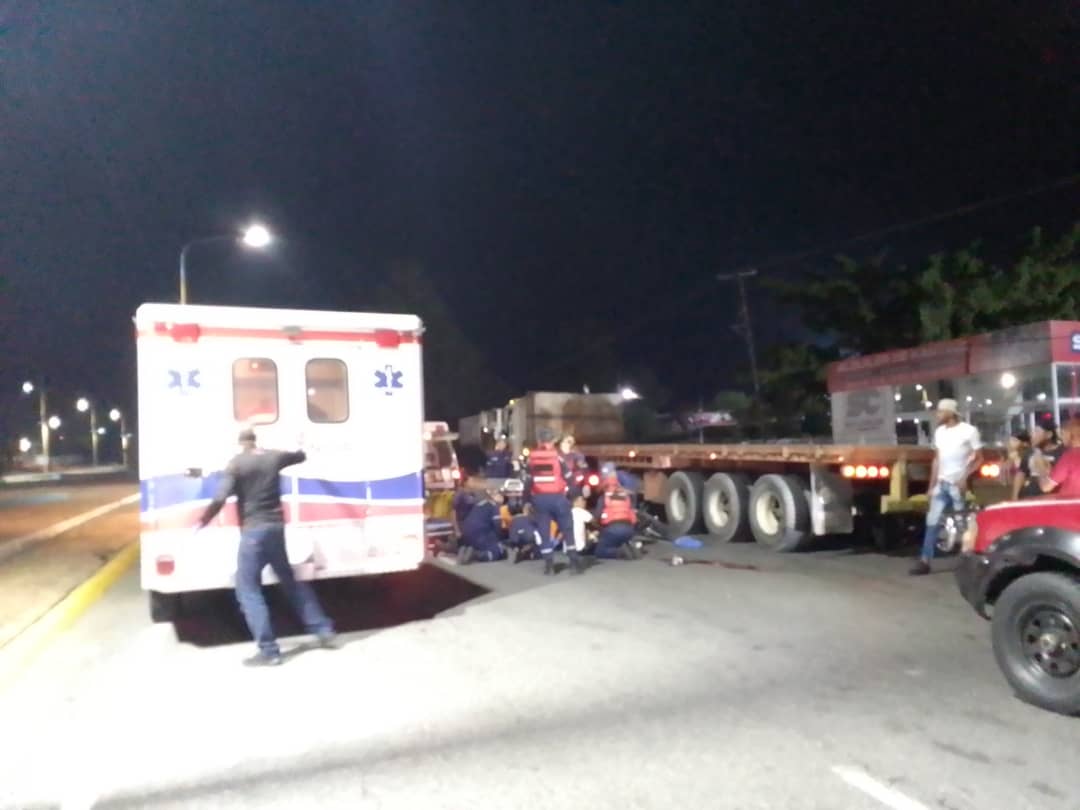 Efectivo de la PNB murió tras chocar la moto que conducía contra una gandola-Agencia Carabobeña de Noticias – ACN – Sucesos