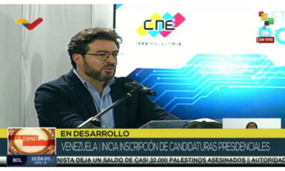 Daniel Ceballos registró postulación ante el CNE -Agencia Carabobeña de Noticias - Agencia ACN- Noticias Carabobo