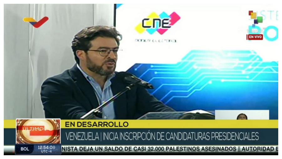 Daniel Ceballos registró postulación ante el CNE -Agencia Carabobeña de Noticias - Agencia ACN- Noticias Carabobo