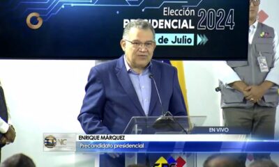 Exrector Enrique Márquez inscribió su candidatura presidencial ante el CNE-Agencia Carabobeña de Noticias – ACN – Política