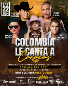 Colombia le canta a Caracas