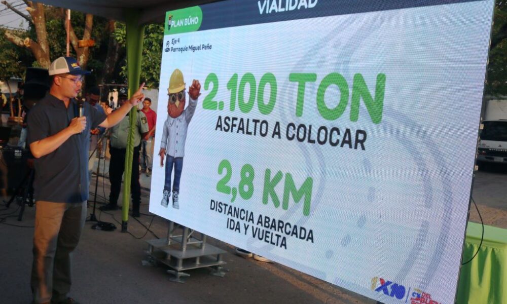 Inician asfaltado desde La Bocaína - Agencia Carabobeña de Noticias