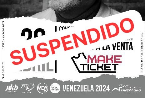 Suspenden Marcos Witt Caracas