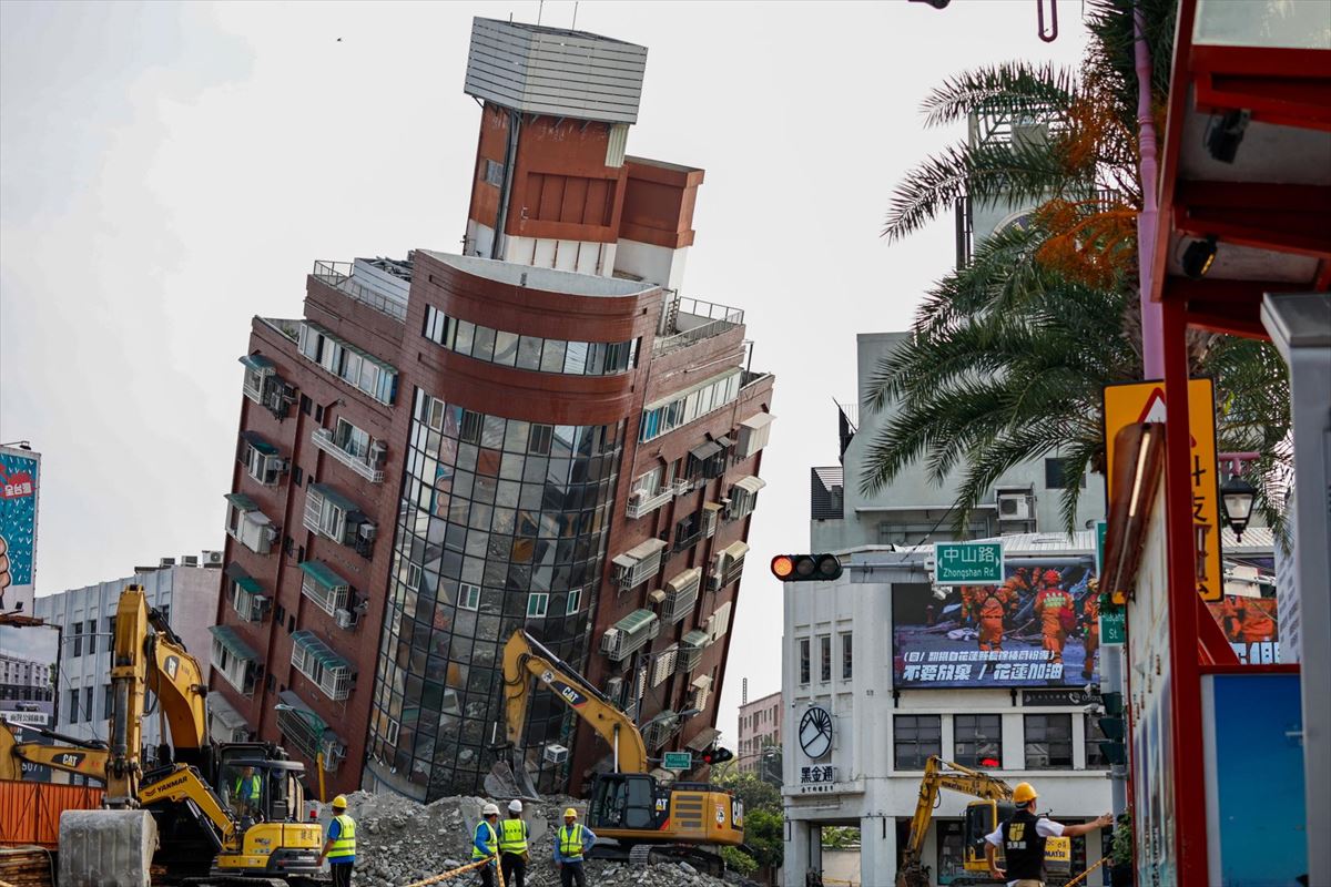 Labores de rescate tras terremoto de Taiwán - Agencia Carabobeña de Noticia - Agencia ACN - Noticias internacional