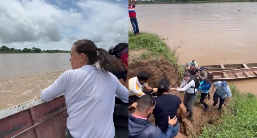 María Corina Machado llegó a Apure en curiara luego de evadir bloqueo-Agencia Carabobeña de Noticias – ACN – Política