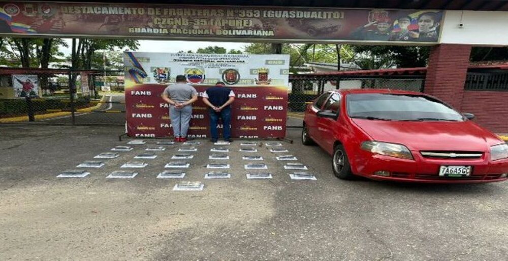 Detenidas dos personas con casi 34 kilos de cocaína - Agencia Carabobeña de Noticias