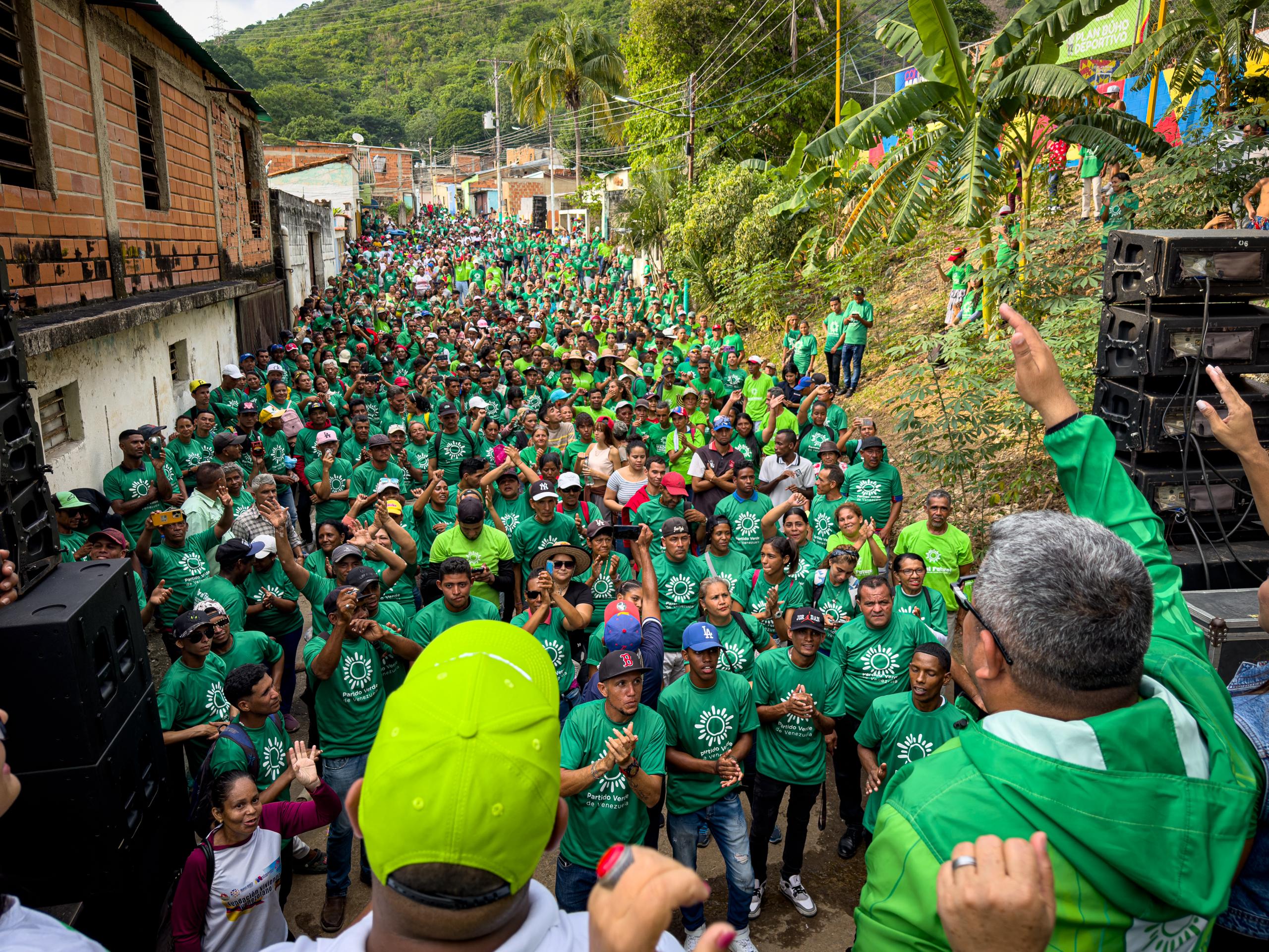 Partido Verde de Venezuela se desplegó con gran caminata-Agencia Carabobeña de Noticias – ACN – Política