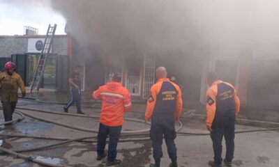 Dos personas heridas por incendio en local comercial de Santa Rosa-Agencia Carabobeña de Noticias – ACN – Sucesos