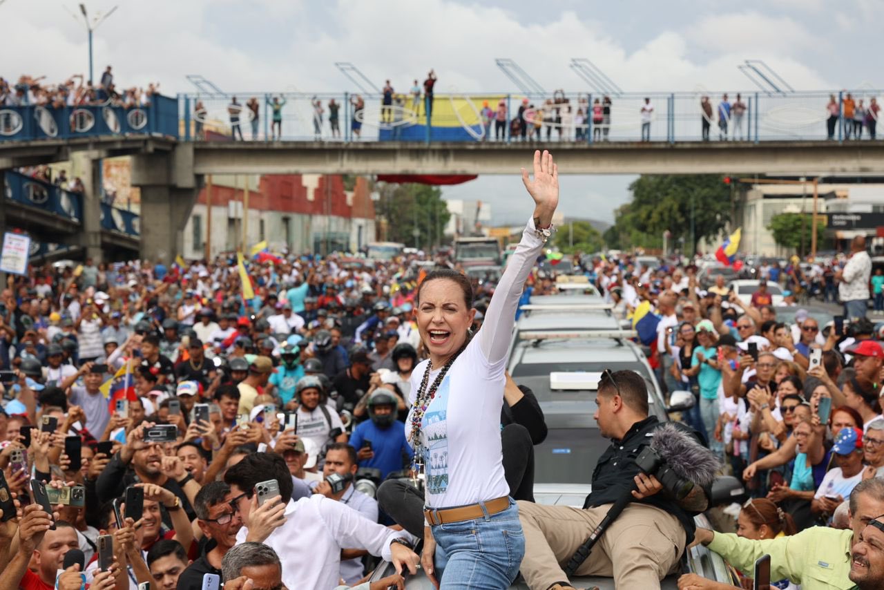 María Corina Machado continúa su gira y desde este martes visita al estado -Agencia Carabobeña de Noticias – ACN – Política