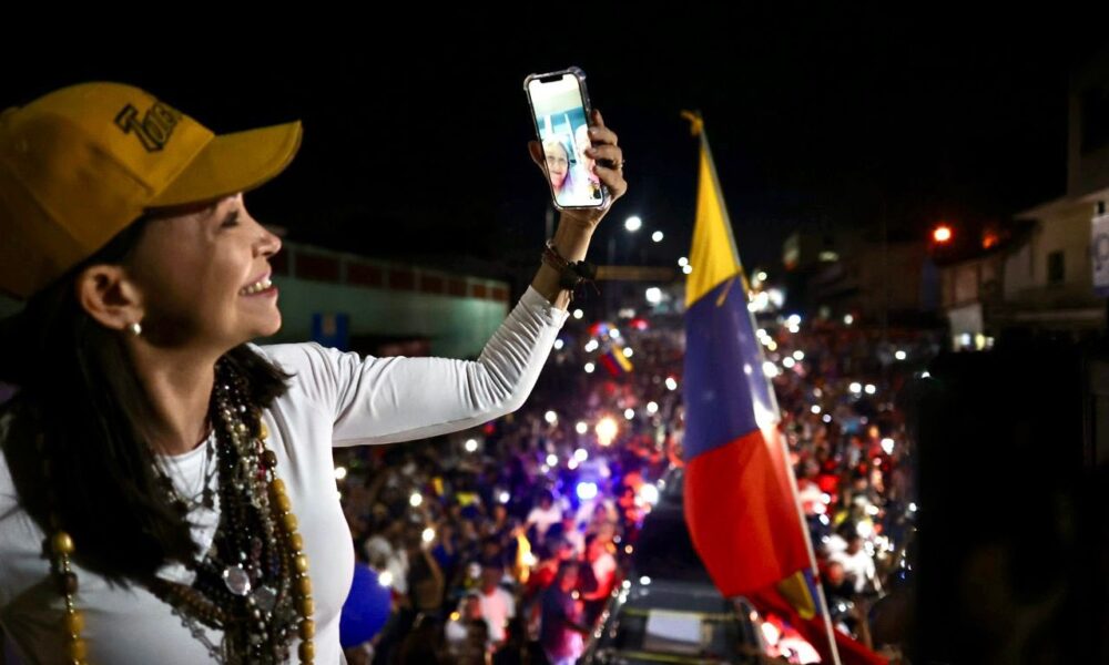 María Corina Machado en Táchira recibida por miles de seguidores - Agencia Carabobeña de Noticias - Agencia ACN- Noticias Carabobo