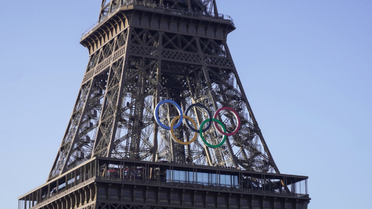 anillos de los Juegos olímpicos París 2024, ya están en la Torre Eiffel - Agencia Carabobeña de Noticias - Agencia ACN- Noticias Carabobo