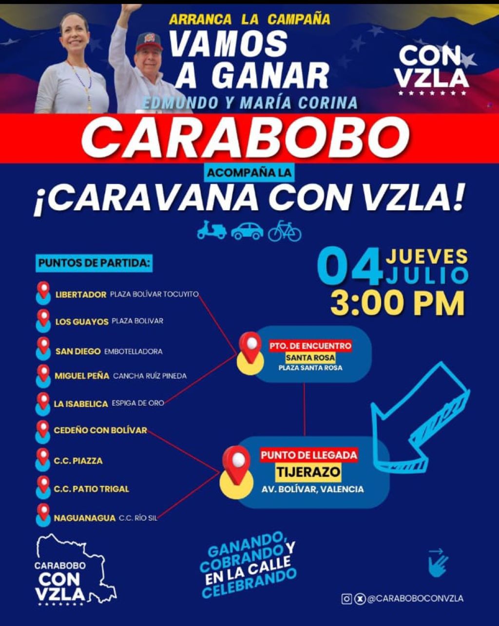 Caravana con Venezuela - Agencia Carabobeña de Noticias