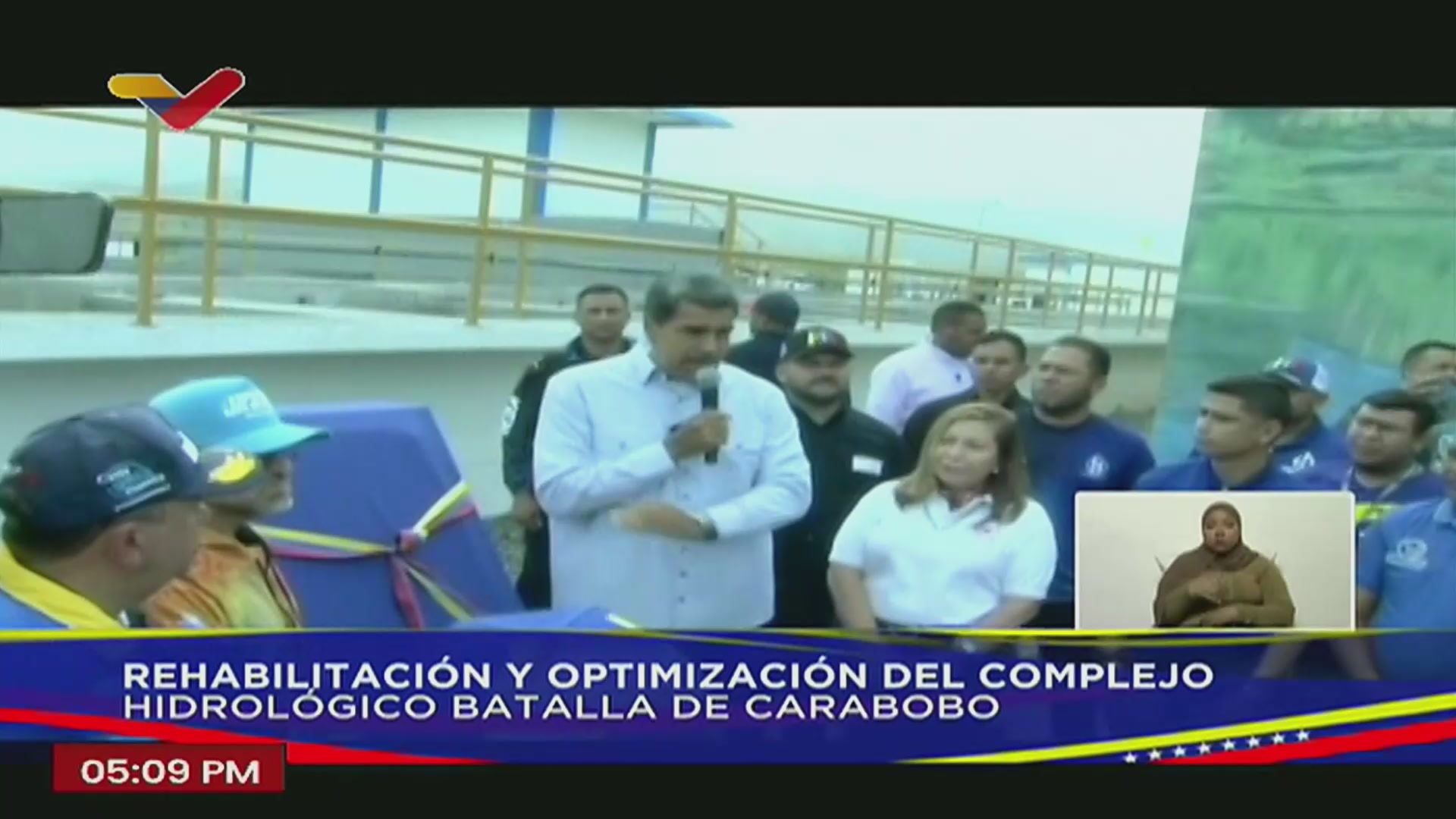 Maduro, hizo entrega este jueves del Complejo Hidrológico “Batalla de Carabobo”